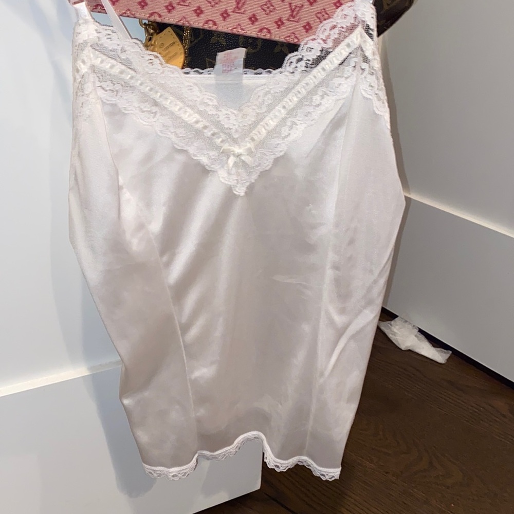 White Cami Silk Top